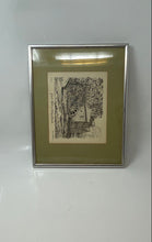 Load image into Gallery viewer, Vintage K Wallis Framed Black And White Landscape Picture Art Painting