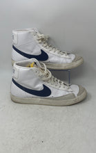Load image into Gallery viewer, Nike Womens Blazer Mid '77 CZ1055-125 White Blue Lace-Up Sneaker Shoes Size 11.5