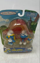 Load image into Gallery viewer, Jakks Pacific The Smurfs Smurfette And Painter Smurf Action Figures 2 Pcs Sealed