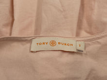 Load image into Gallery viewer, Authentic Tory Burch Womens Light Beige Marissa Embroidered Blouse Top Size 2