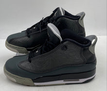 Load image into Gallery viewer, Authentic Nike Boys Jordan Dub Zero Black Gray Sneaker Shoes Size 7Y Stained