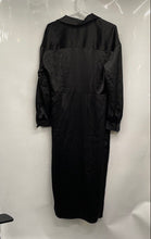 Load image into Gallery viewer, Banana Republic Womens Black Long Sleeve Collared Midi Sheath Dress Sz 8 w/ Tags