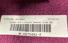Load image into Gallery viewer, Jordan Boys Purple Paris Saint-Germain Pullover Long Sleeve Soccer Hoodie Sz XXL