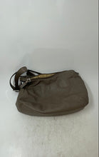 Load image into Gallery viewer, Giani Bernini Womens Gray Pebble Leather Adjustable Strap Crossbody Hobo Bag