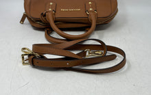 Load image into Gallery viewer, Michael Kors Womens Jet Set Brown Saffiano Leather Top Handle Satchel Handbag
