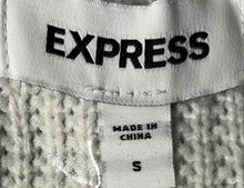 Load image into Gallery viewer, Express Womens Off White Knitted Long Sleeve Cardigan Sweater Size Small