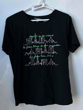 Load image into Gallery viewer, Karl Lagerfeld Womens Black Graphic Print Short Sleeve Pullover T-Shirt Size M