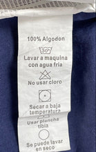 Load image into Gallery viewer, Fariani Mens Blue Cotton Short Sleeve Modern Fit Button-Up Shirt Size L