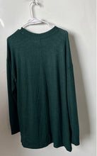 Load image into Gallery viewer, Abercrombie & Fitch Womens Green Long Sleeve Soft A&F Cozy Pullover T-Shirt Sz L