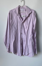 Load image into Gallery viewer, Calvin Klein Mens Pink Long Sleeve Slim Fit Performance Dress Shirt Size 17