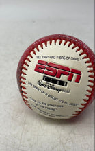 Load image into Gallery viewer, Fotoball White Red Walt Disney World ESPN Club Collectible Baseball Ball