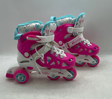 Load image into Gallery viewer, Chicago Skates Kids Multicolor Inline Skates Size S 10-13 With Protective Gear