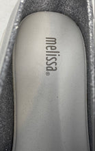 Load image into Gallery viewer, Melissa + Vitorino Campos Womens Grunge Silver Glitter Lace-Up Oxford Shoes Sz 8