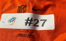 Load image into Gallery viewer, Nike Mens Orange NFL Miami Dolphins Player #27 Short Sleeve T-Shirt Size L
