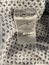 Load image into Gallery viewer, Banana Republic Mens Blue White Printed Long Sleeve Button-Up Shirt Size L