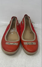 Load image into Gallery viewer, Timberland Womens Orange Beige Leather Round Toe Slip-On Ballet Flats Size 8.5M