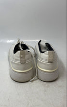 Load image into Gallery viewer, Zara Mens White Leather Round Toe Low Top Lace-Up Sneaker Shoes Size 41