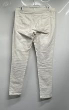 Load image into Gallery viewer, Womens White Bohemian Embellished Skinny Leg Ankle Pants Size Small Italian