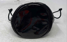 Load image into Gallery viewer, Guess Womens Black Charm Quilted Small Mini Bucket Purse
