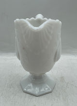 Load image into Gallery viewer, Vintage White Baltimore Pear Engraved Ceramic Tableware Footed Creamer w/ Handle