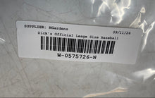 Load image into Gallery viewer, Dick's Sporting Equipment White Official League Size Professional Baseball
