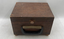 Load image into Gallery viewer, Vintage Brown Wooden Electric Shock Machine Electrotherapy Device Non Functional