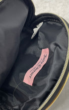 Load image into Gallery viewer, Juicy Couture Womens Black Silver Gold Rhinestone Zipper Makeup Bag