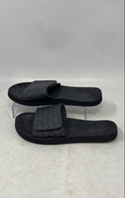 Load image into Gallery viewer, Michael Kors Womens Black Signature Print Slip-On Slide Sandals Size 8M