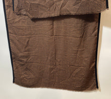 Load image into Gallery viewer, Janavi Womens Brown Black Houndstooth Rectangle Scarf With Tags & Bag