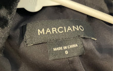 Load image into Gallery viewer, Marciano Womens Black Pockets Long Sleeve One-Button Blazer Size 0