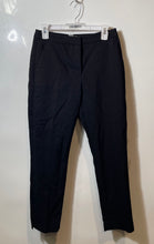 Load image into Gallery viewer, H&M Womens Black Slash Pockets Flat Front Straight Leg Dress Pants Size 4