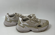 Load image into Gallery viewer, Adidas Womens Falcon B28128 Beige Lace-Up Low Top Sneakers Shoes Size 7.5