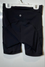 Load image into Gallery viewer, Lululemon Womens Black High Waist Activewear Stretch Athletic Shorts Size 4