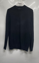 Load image into Gallery viewer, H&M Mens Black Cotton Slim Fit Long Sleeve Crew Neck Pullover Sweater Size M