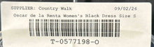 Load image into Gallery viewer, Oscar De La Renta Womens Black Ruffle Hem Button Front Swim Dress Size Small