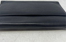 Load image into Gallery viewer, Princess Gardner Womens Black Faux Leather Credit Card Holder Trifold Wallet