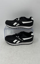 Load image into Gallery viewer, Reebok Kids Classic Black White Low Top Lace-Up Sneaker Shoes Size 13K