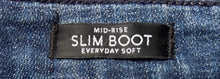 Load image into Gallery viewer, White House Black Market Womens Blue Denim Mid Rise Slim Fit Bootcut Jeans Sz 12