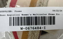 Load image into Gallery viewer, Enzo Angiolini Womens Eva Beige Leather Open Toe Buckle Strappy Sandals Size 8 M