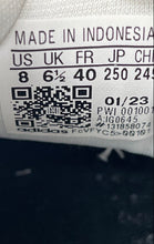 Load image into Gallery viewer, Adidas Womens Avryn IG0645 Off-White Light Blue Lace-Up Tennis Shoes Size 8