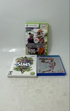 Load image into Gallery viewer, Lot Of 3 Tiger Woods PGA Tour 13 The Sims 3 & NBA 2K21 Mixed Variety Video Games