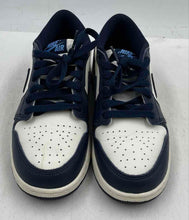 Load image into Gallery viewer, Authentic Nike Boys Air Jordan 1 Low OG CZ0858-400 White Blue Sneaker Shoes 4.5Y