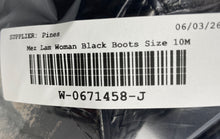 Load image into Gallery viewer, Mezlan Womens Loren Black Leather Block Heel Side-Zip Ankle Booties Size 10M