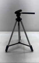 Load image into Gallery viewer, Vivitar VPT-120 Black Silver Lightweight Aluminum Adjustable Tripod For Camera