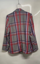 Load image into Gallery viewer, 7th Avenue New York & Co. Womens Multicolor Plaid Notch Lapel Blazer Jacket Sz 6