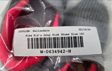 Load image into Gallery viewer, Nike Kids Revolution 4 943308-003 Gray Pink Hook & Loop Sneaker Shoes Size 10C