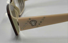 Load image into Gallery viewer, Authentic Versace Women's Brown/Ivory Glasses.
