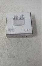 Load image into Gallery viewer, Y113 White True Wireless AI Voice Language Translation Headset Untested