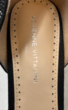 Load image into Gallery viewer, Adrienne Vittadini Womens Black Pointed Toe Slip-On D'Orsay Heels Size 10