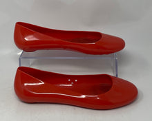 Load image into Gallery viewer, Authentic Tory Burch Womens Orange Slip-On Ballet Flats Size 7M Damaged